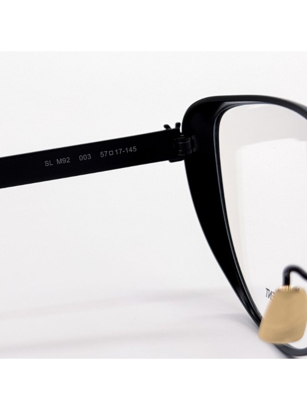 NEW SAINT LAURENT EYEGLASSES SLM92 003 WOMEN CAT EYE BLACK EYEWEAR SL M92 - Picture 8 of 10